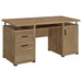 Swan - 2 Drawer Computer Desk - Mango Color Furniture Max