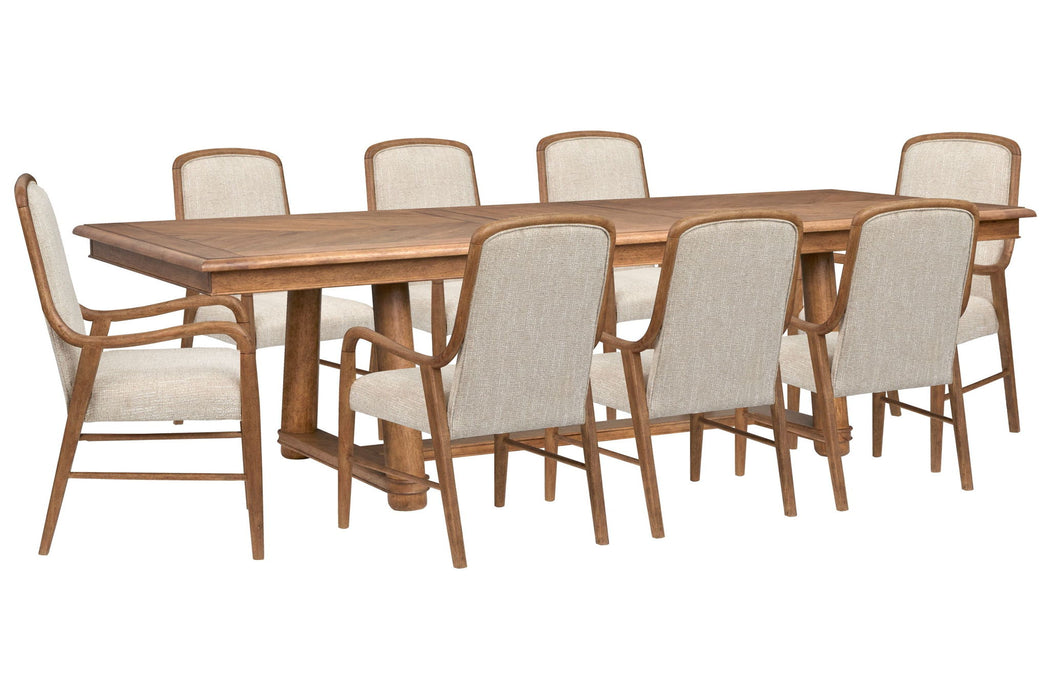 Woodward - Trestle Extendable Dining Table Set Magnussen Furniture