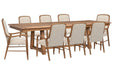 Woodward - Trestle Extendable Dining Table Set Magnussen Furniture
