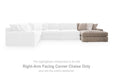 Nexora-Court - RAF Corner Chaise - Burlap Signature Design by Ashley®