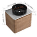 Wall Mounted Bathroom Vanity With Art Sink & 1 Soft Close Door Home Essentials
