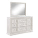6 Drawer Storage Dresser Antique Wooden Bedroom Furniture - Antique White Home Essentials