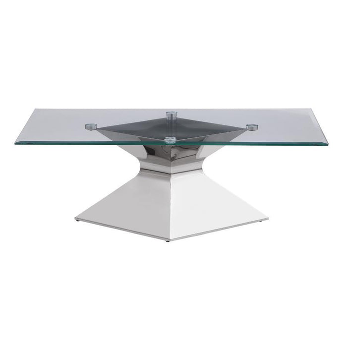 Jenny - Base Stainless Steel Coffee Table - Silver