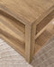 Wittenmyer - Rectangular End Table - Natural / Black Signature Design by Ashley®