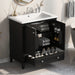 Modern Bathroom Vanity With Sink Combo, Multi Functional Cabinet With Doors And Drawer Hearth and Haven