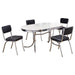 Midge - Oval Dining Table Set Furniture Max