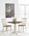 Wirloni - Dining Room Side Chair (Set of 2) - Antique White / Brown Signature Design by Ashley®