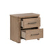 Anika - 2 Drawer Nightstand - Natural / Brown New Classic