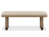 Tristan - Upholstered Backless Bench With U-Shaped Legs - Swiss Coffee Magnussen Furniture