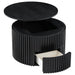Round Lift Top Coffee Table With Hidden Storage For Living Room Hearth and Haven