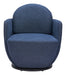 Bant - Swivel Chair - Blue Zuo Modern