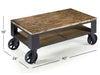 Pinebrook - Rectangular Starter Cocktail Table - Distressed Natural Pine Magnussen Furniture