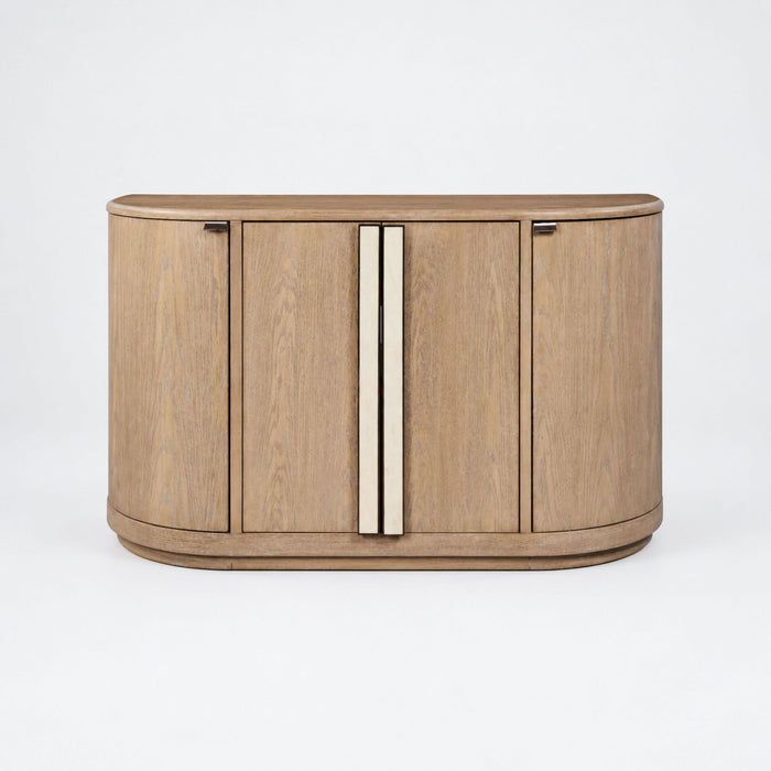 Demilune - Server - Beige Bernards Furniture