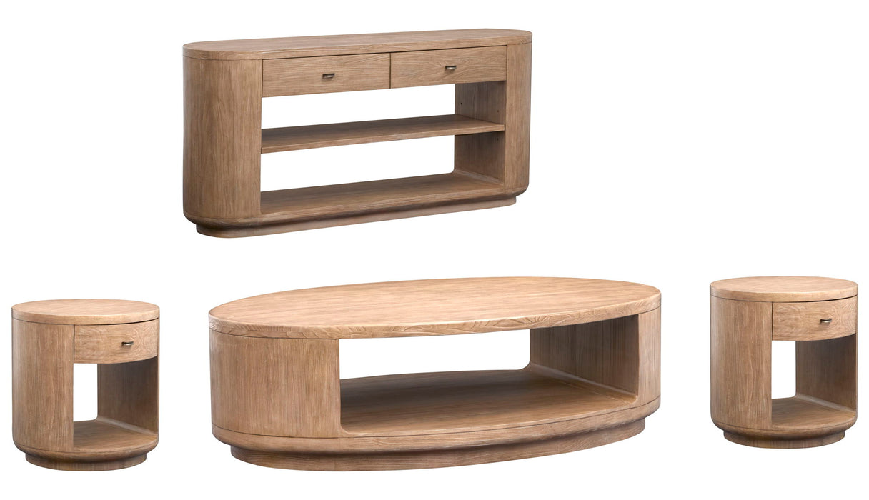 Sanford - Oval Cocktail Table Set Magnussen Furniture