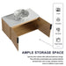 Wall Mounted Design Bathroom Vanity & Art Sink Home Essentials