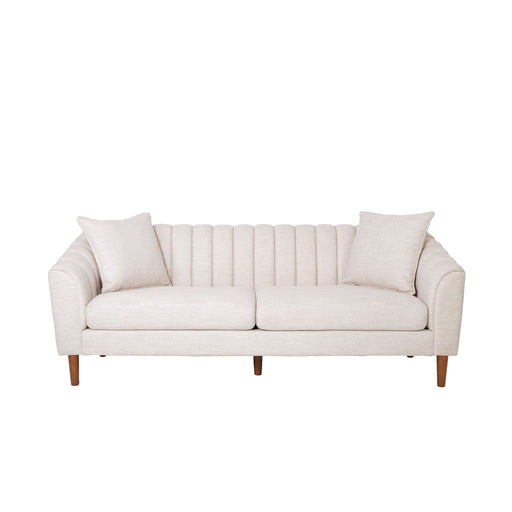 Contemporary 3 Seater Sofa With Accents Noble House