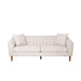 Contemporary 3 Seater Sofa With Accents Noble House
