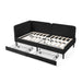 Upholstered Platform Bed Frame With 2 Storage Drawers And Adjustable Sofa Bed Home Essentials