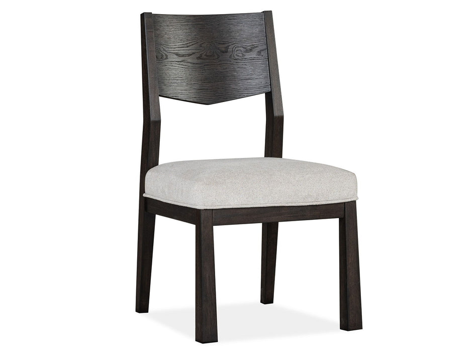 Tauren - Upholstered Side Chair With Solid Back (Set of 2) - Coffee Bean Magnussen Furniture