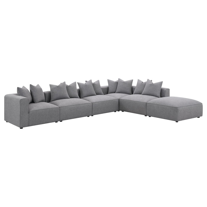 Amherst - Modular Sectional With Cushions - Gray
