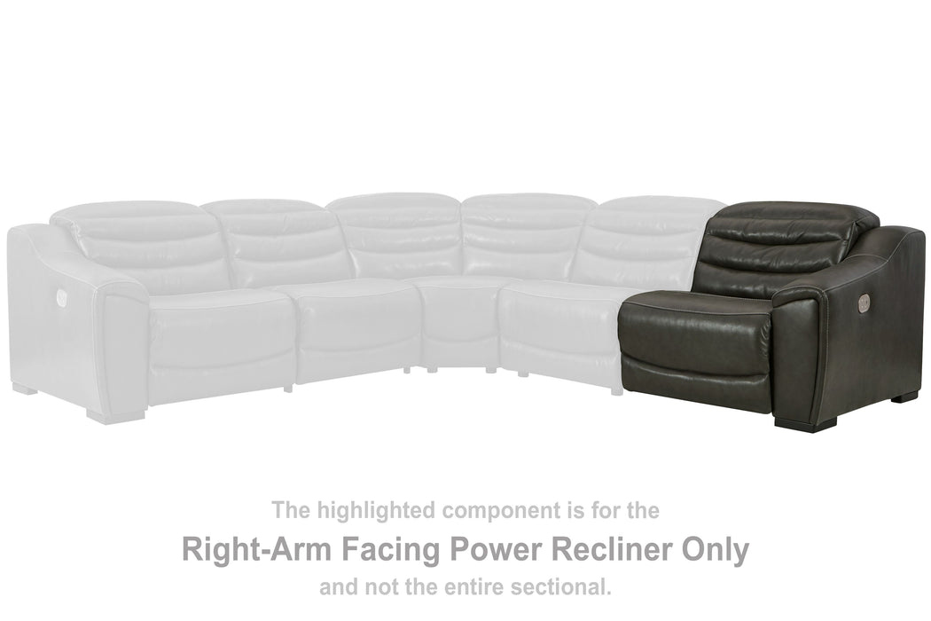 Center Line - RAF Zero Wall Power Recliner - Dark Gray