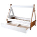 Loreen - Twin Bed - Oak & White ACME