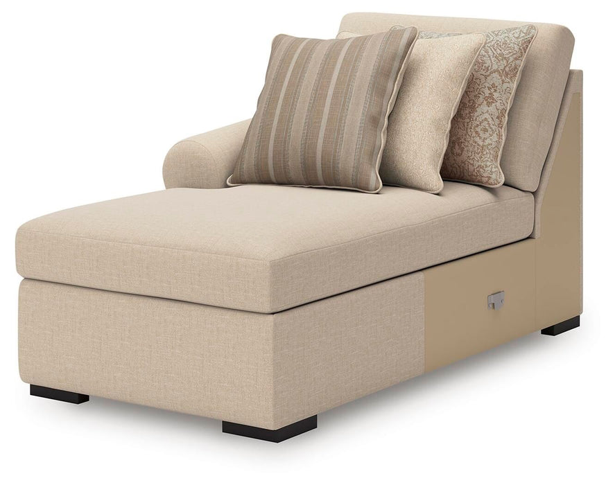 LadyMae - LAF Corner Chaise - Twill Benchcraft®