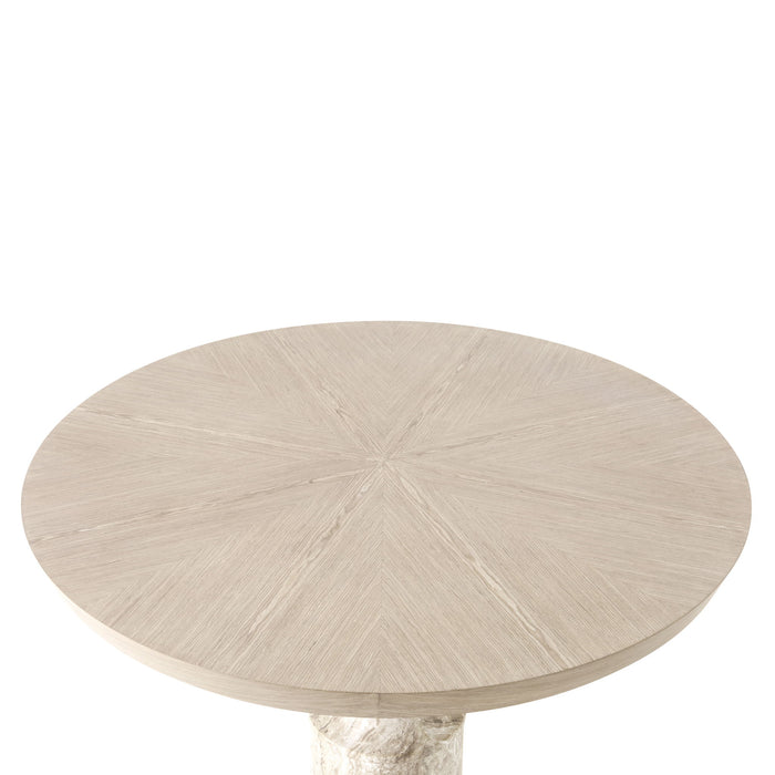 Lotus Bay - 40" Round Gathering Table - Sand