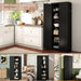 Kitchen Pantry Cabinet With 4 Adjustable Shelves, Heavy Duty Freestanding Organizer Home Essentials