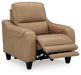 Mosswell - Power Recliner With Adj Headrest - Toffee Ashley®
