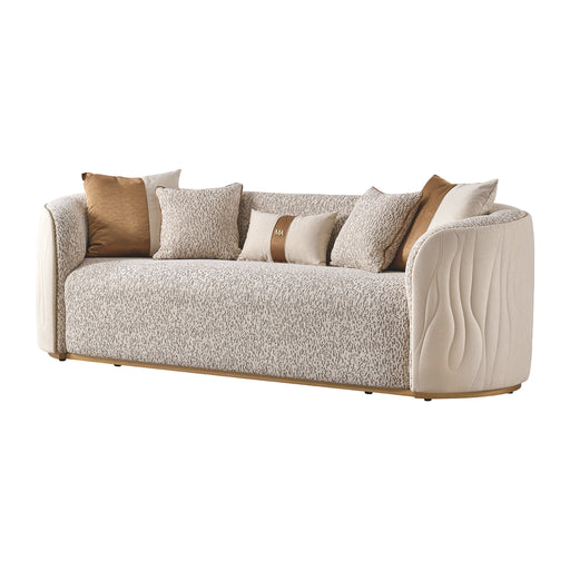 Gineverra - Sofa - Biscotti / Ivory Gold Michael Amini