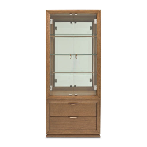 Portrait - Display Cabinet - Sienna Brown Michael Amini