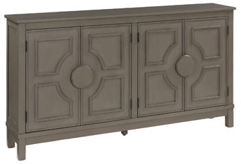 Darlock - Accent Cabinet - Warm Gray Signature Design by Ashley®