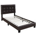 Contemporary Style Bed, Rectangle Headboard Home Essentials