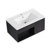 Wall Mounted Floating Bathroom Vanity With Open Shelf & Soft Close Door Home Essentials