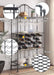 Edina - Wine Rack - Oak & Sandy Black ACME