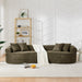 4 Seater Curved Cloud Sectional Sofa Home Essentials
