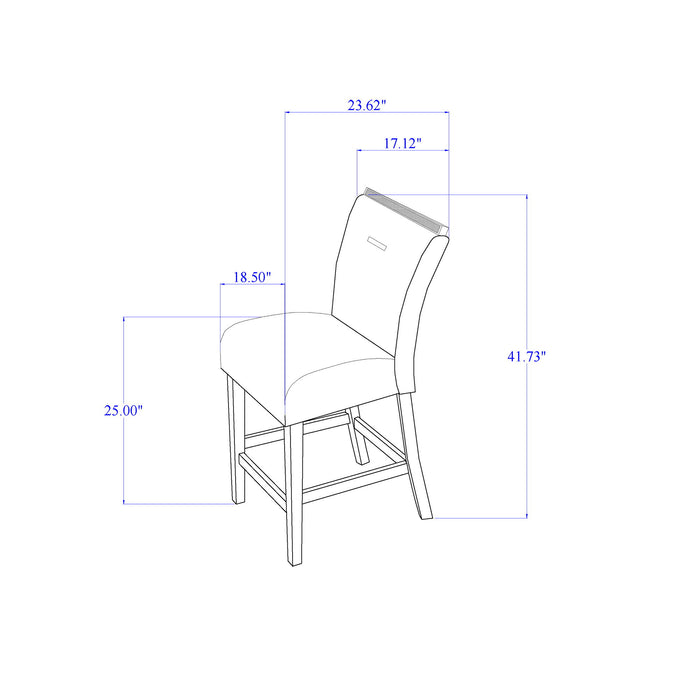 Ariya - Bar Stools (Set of 2) - Gray