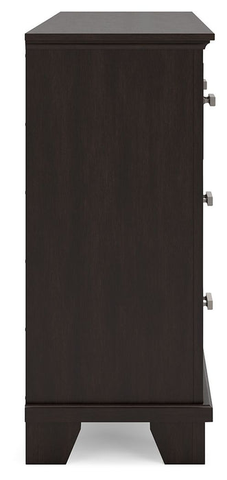 Covetown - Dresser - Dark Brown Signature Design by Ashley®