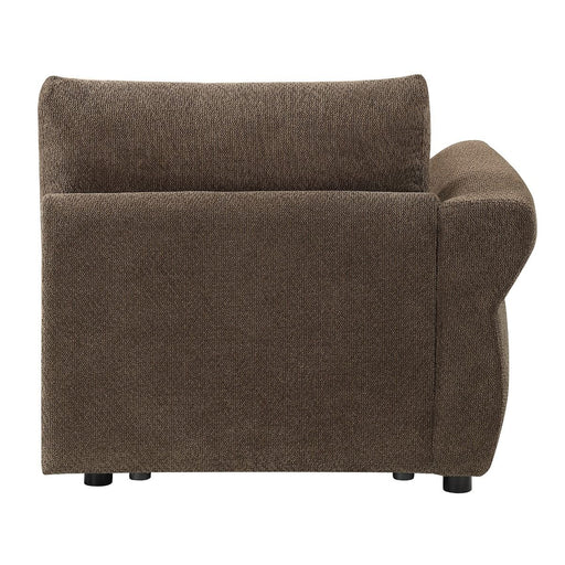 Theodore - Modular Left Facing Arm Chair - Brown Chenille ACME