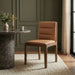 Ellis - Vegan Leather Upholstered Dining Chair (Set of 2) - Brown Base Meridian Furniture