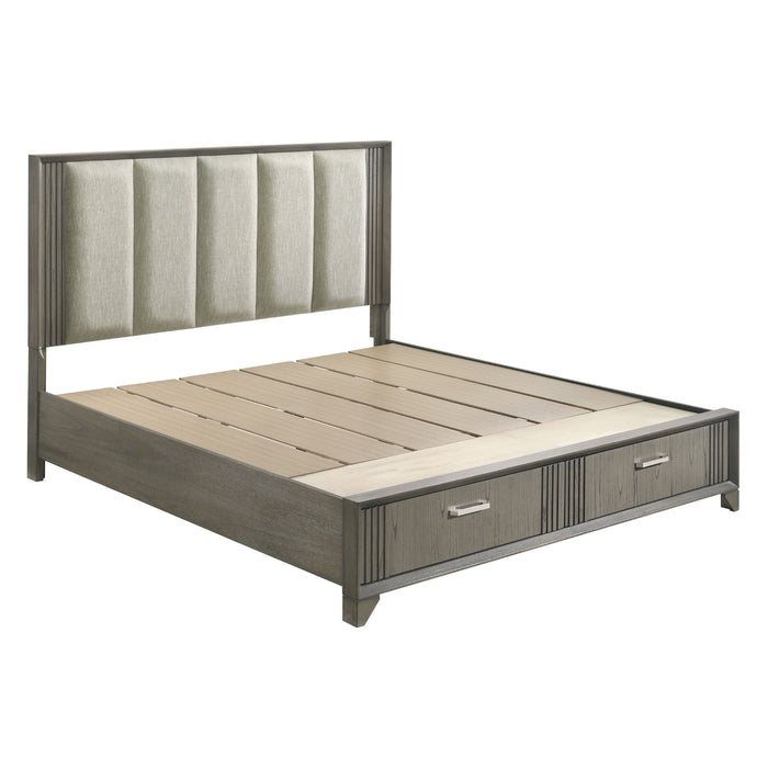 Hugo - Storage Bed With Upholstered Headboard Matrix Furniture Group