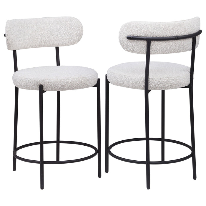 Concord - Upholstered Counter Chair (Set of 2) - Cream