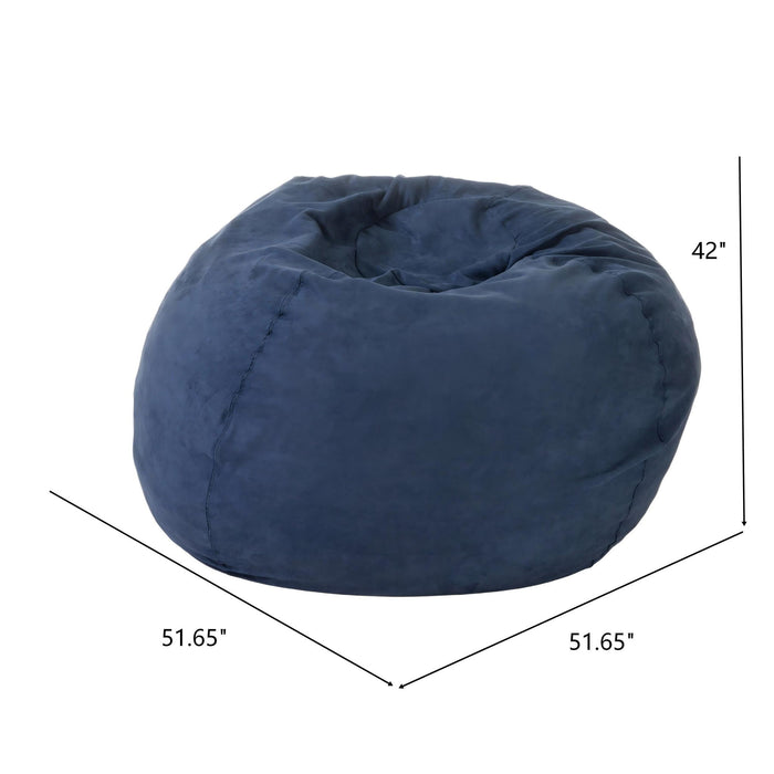 Comfortable High Density Shredded Foam Bean Bag Chair With Removable Cover Daily Nest