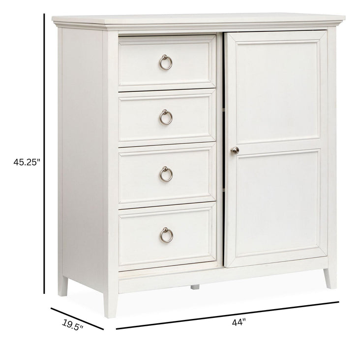 Juniper Hill - Door Chest - Whisper White Magnussen Furniture