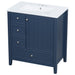 Modern Bathroom Vanity With Sink, 1 Cabinet & 3 Drawers Hearth and Haven