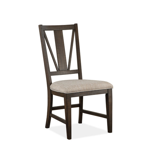 Westley Falls - Dining Side Chair With Upholstered Seat (Set of 2) - Graphite Magnussen Furniture