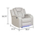 Benz - LED & Power Recliner Chair With Adjustable Headrest Matrix Furniture Group