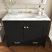Bathroom Vanity Set, Soft Close Doors, 3 Faucet Holes, Sink Included - Black Home Essentials