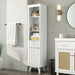 Tall Bathroom Storage Cabinet With Adjustable Shelves And 1 Drawer & Door Noble House